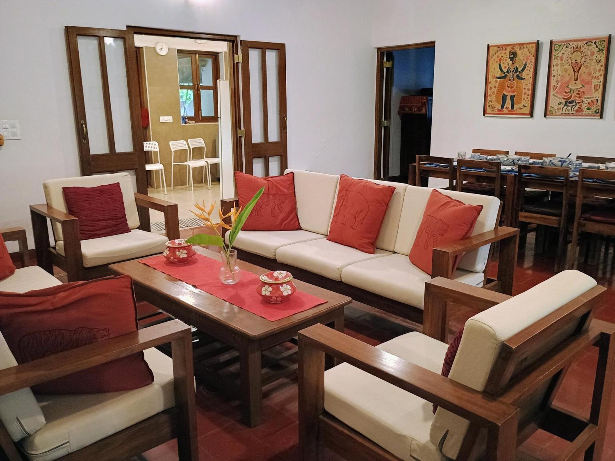 Banyan House - Luxurious 4 Bedroom Villa On One Acre, Near The Beach Nagaon  Exteriör bild